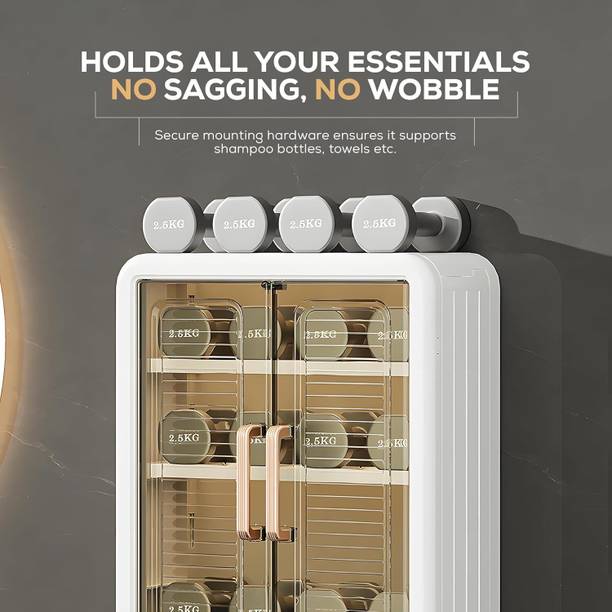 ivyoll IVYROLL Multipurpose Wall Storage Series Plastic Wall Mount Cabinet