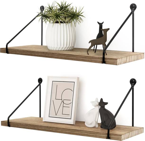 MOXLY Wall Shelves for Bedroom Decor, Floating Shelves for Wall Wooden Wall Shelf