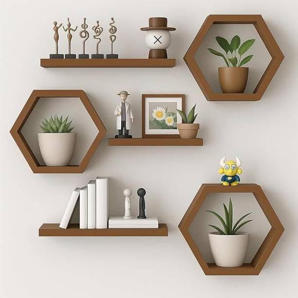 hmhom Wooden Wall Shelf