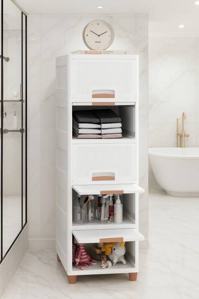 3D METRO SUPER STORE storage rack and shelf Bathroom Cabinet & Accessories/Organizer/Storage Plastic Wall Shelf