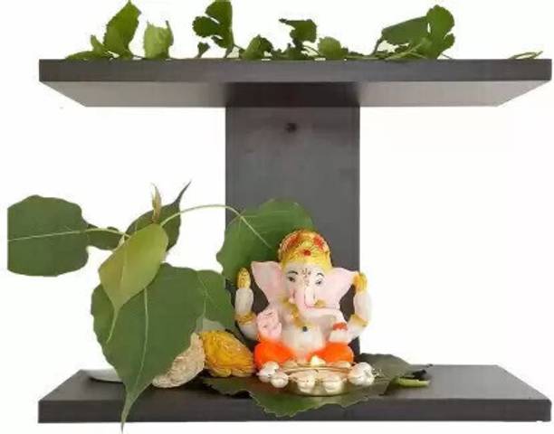 Xtenshion Crafts Mini Home Temple Shelf Wall Shelf For Living Room and Bedroom MDF (Medium Density Fiber) Wall Shelf