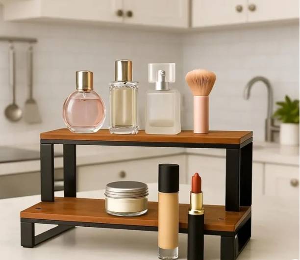 as dreem SPICE RACK Wooden Wall Shelf