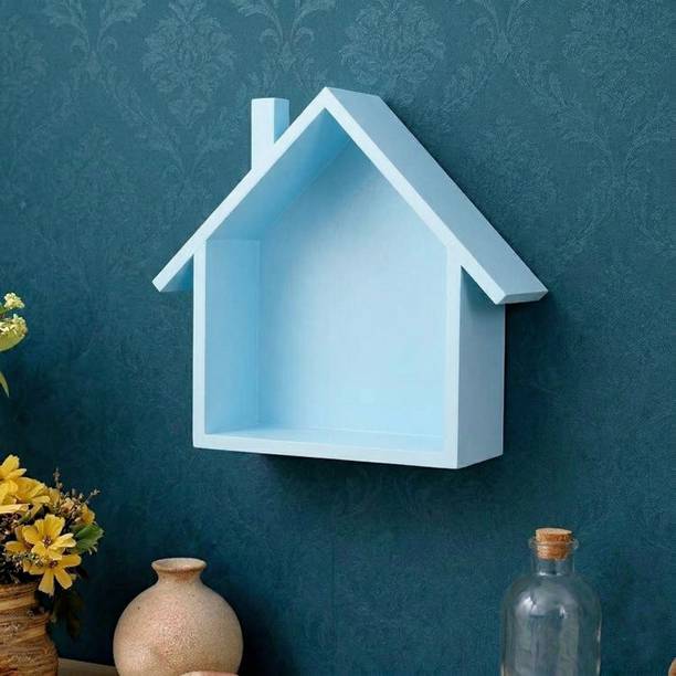 Woodenstores Wooden Wall Mount Home Decor Wall Hanging Shelves for Living Room|Bed Room. MDF (Medium Density Fiber) Wall Shelf