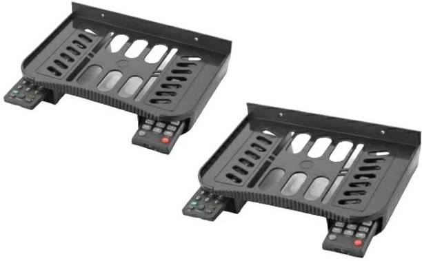 Fivean Wall Mount Router Stand Set top Box Stand Setup Box Shelves Remote Holder Plastic Wall Shelf