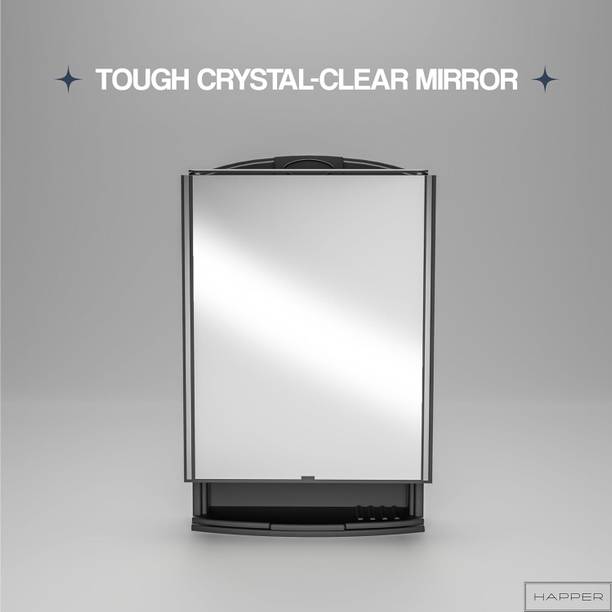 LUPPRA Multipurpose Bathroom & Bedroom Wall Cabinet mirror Plastic Dressing Table Plastic Wall Mount Cabinet