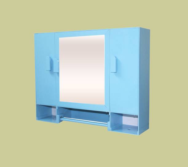 WINACO Diplomat Sky Blue 20" x 4" x 16" Bathroom Storage Wall Mirror Cabinet Acrylic Wall Shelf