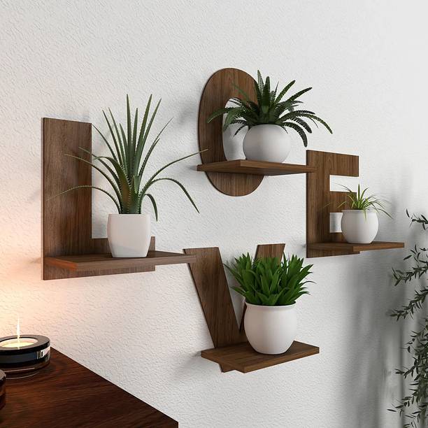 Shadow LOVE Shaped Wooden Wall Shelves Wooden Wall Shelf