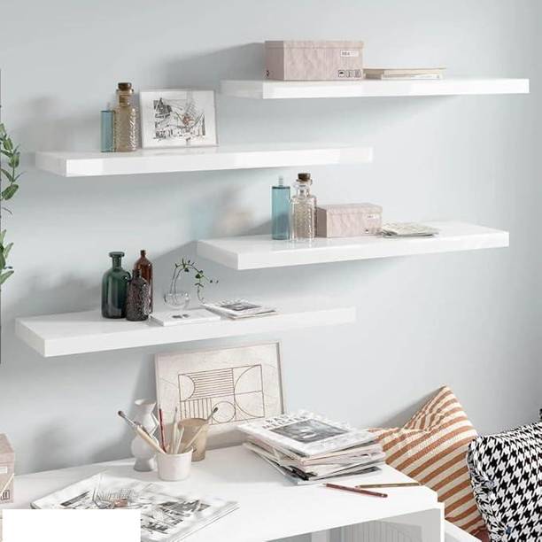 PULVISH ENTERPRISES Particle Board Wall Shelf