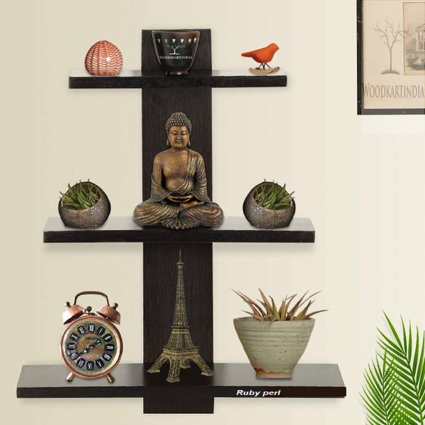 Ruby Perl Rubyperl wooden wall shelf Wooden Wall Shelf