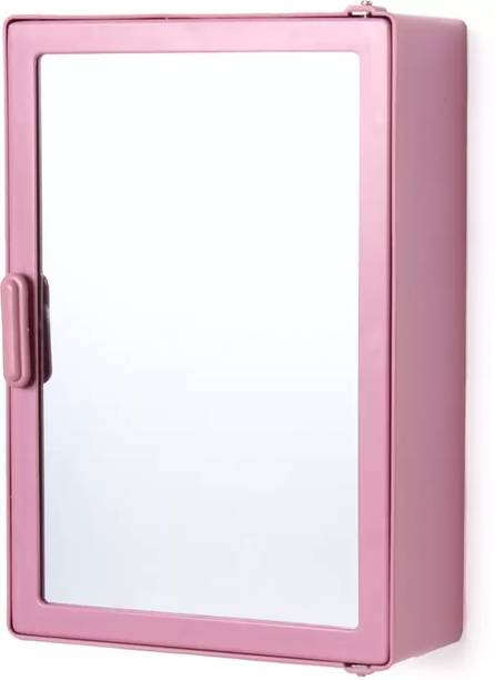 Epraiser SMALL MINI BATHROOM STORAGE MIRROR CABINET BOX Plastic Wall Shelf
