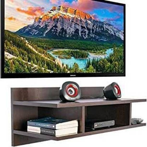 Shanhandicrafts Wall TV set up box & wifi stand T.V entertainment stand Wall hanging MDF (Medium Density Fiber) Wall Shelf