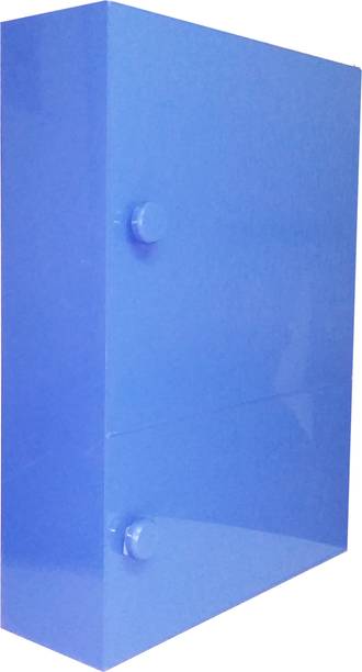 WINACO Aarti Lapis Blue 14 x 4.5 x 18 Bathroom Storage Wall Cabinet Acrylic Wall Shelf