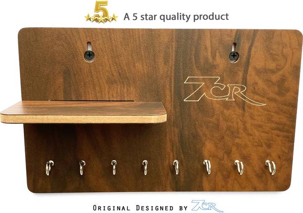 7CR H-Wall Shelf butternut(WB)-26 Wooden Wall Shelf