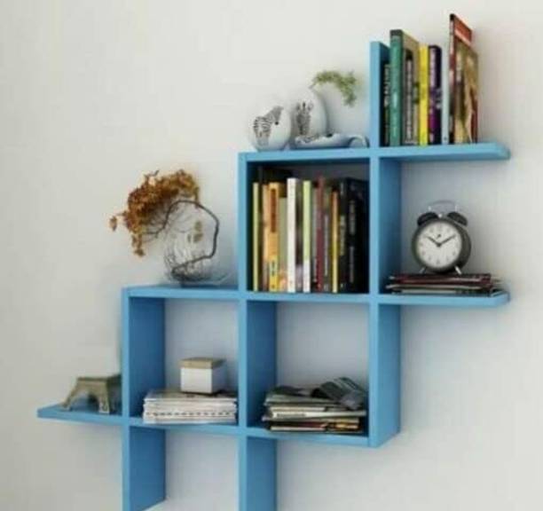 Star Handicrafts Wall shelf Book Shelf Wall Mounted Hanging Decorative Shelf MDF (Medium Density Fiber) Wall Shelf