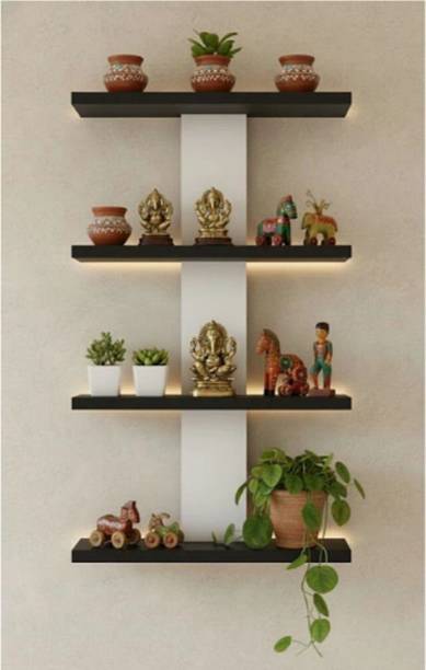 Murad Arts Wall Mount Mdf 1 Ladder And 4 Shelf New Wooden Wall Shelf Wooden Wall Shelf