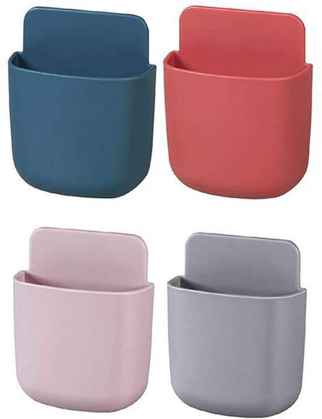 ITUSHA Wall Mounted Storage Case with Mobile Plastic Wall Shelf