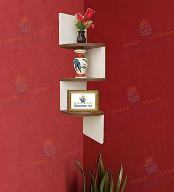 NationalArts wooden wall shelf wall hanging wall decor mounted floating Wooden Wall Shelf