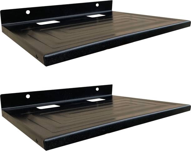 Preha The Smart Choice 7x9 INCH Wall Mount Set Top Box Stand For TV, Setup Box Holder| Set Of 2 Steel Wall Shelf