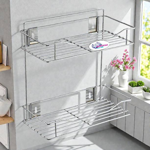 FINEARTS INDUSTRIES Fine 2 Shelf Rack_I Stainless Steel Wall Shelf