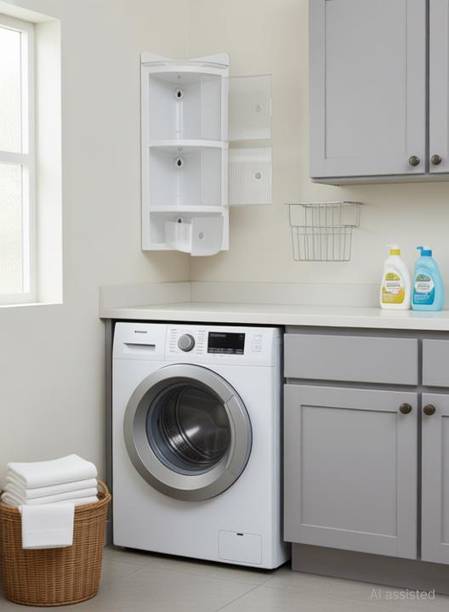 Grace Fine Ware corner shelf bathroom rack storage organizer Plastic Wall Shelf