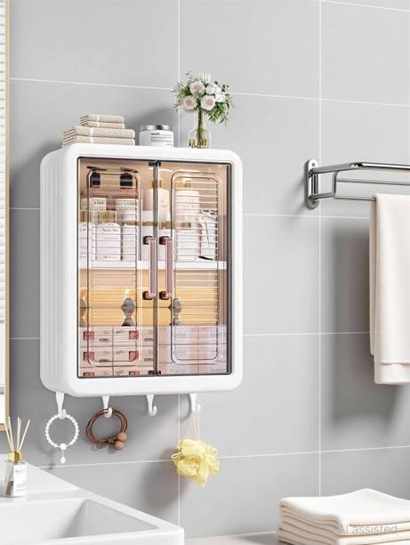 kridha RJ-New-Cab Plastic Wall Shelf
