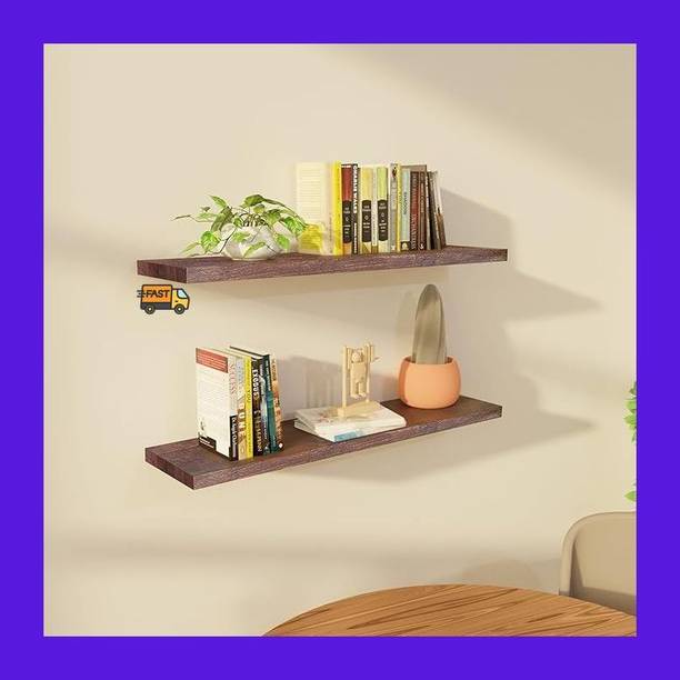 WOOD 49 20X6X2BP-511 Wooden Wall Shelf