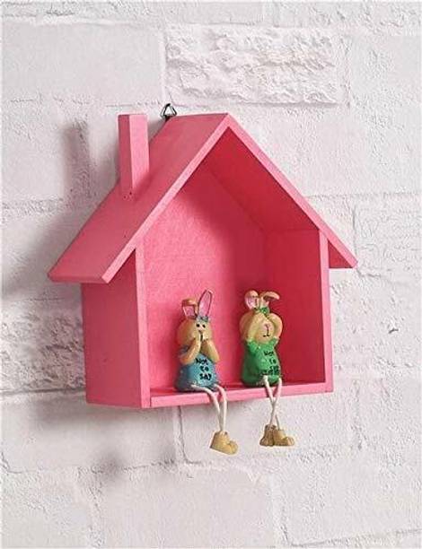 NationalArts NA2700 wooden wall shelf wall hanging wall decor mounted floating Wooden Wall Shelf