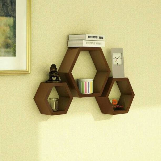 Hindwood wooden wall shelf Wooden Wall Shelf