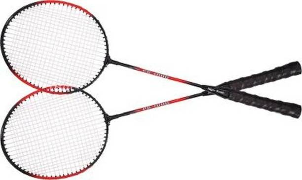 ABG badmintion racket set of 2 one road Multicolor Strung Badminton Racquet