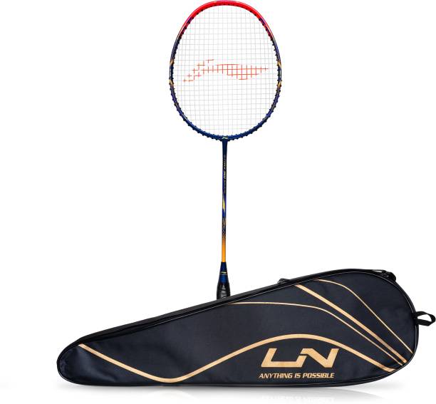 LI-NING G-Force 3500 Superlite Blue, Red Strung Badminton Racquet