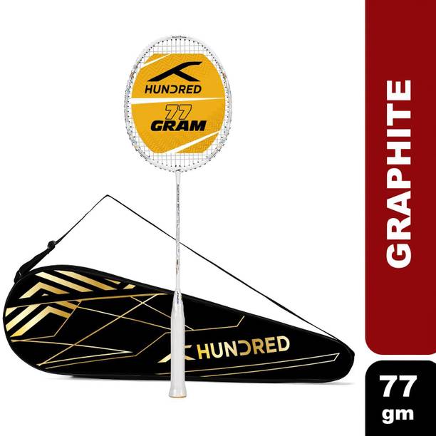 Hundred Power Surge 20 White Strung Badminton Racquet
