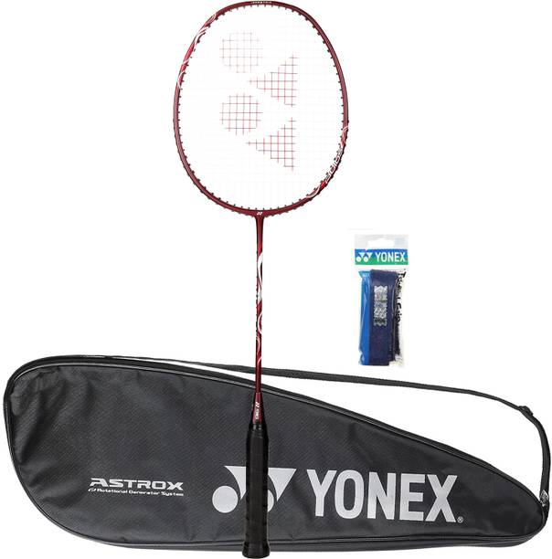 YONEX Combo of 2, 1 Astrox Lite 45i Badminton Racket, 1 Towel Grip Red Strung Badminton Racquet