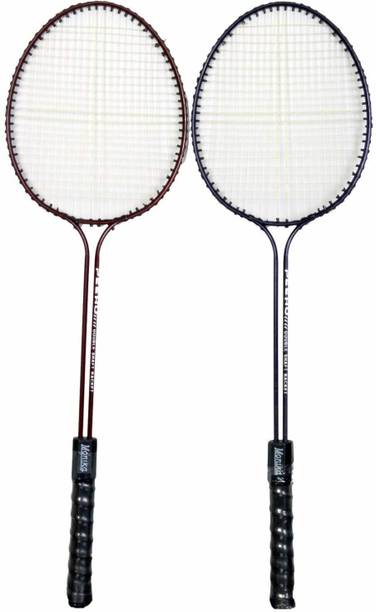 ABG BADMINTON RACKET PACK OF 2 WITH COVER Multicolor Strung Badminton Racquet