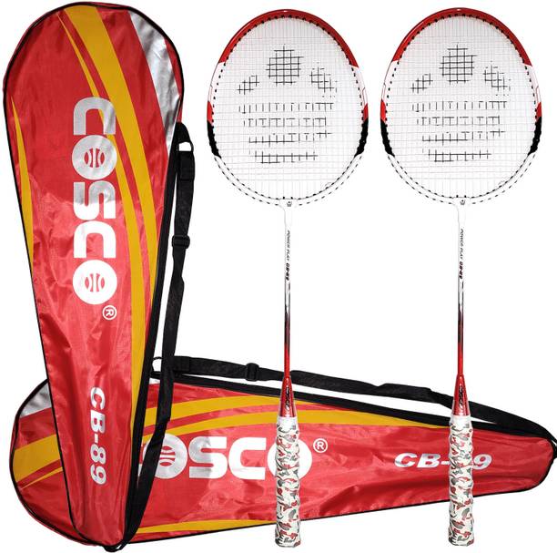 COSCO Power Play CB-89 Red, White Strung Badminton Racquet
