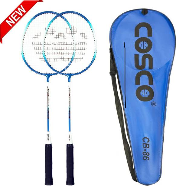 COSCO CB 86 Sports Blue Strung Badminton Racquet