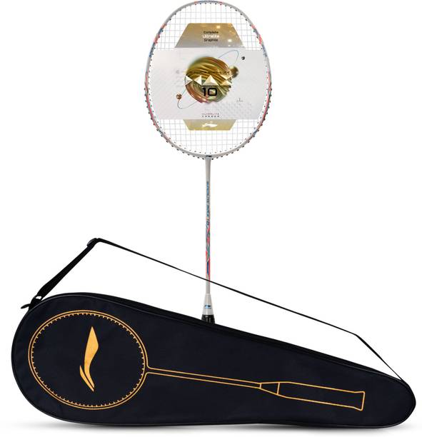 LI-NING G-Force Superlite Max 10 White, Blue, Orange Strung Badminton Racquet