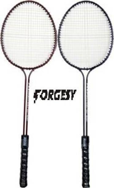 ABG Double Shaft combo with cover Multicolor Strung Badminton Racquet Multicolor Strung Badminton Racquet
