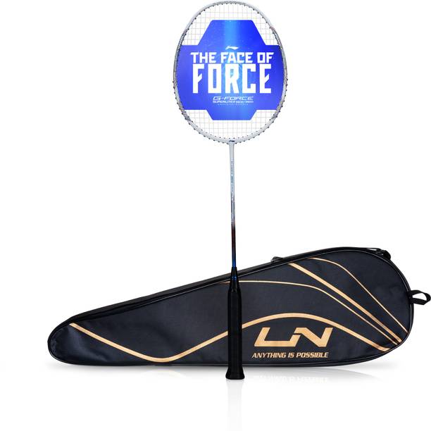 LI-NING G-Force 3900 Ii Superlite White Strung Badminton Racquet