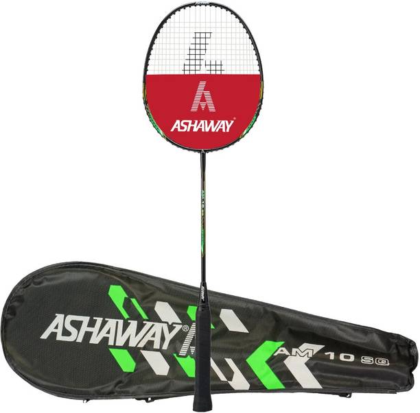 ASHAWAY AM 10 SQ Black, Green Strung Badminton Racquet