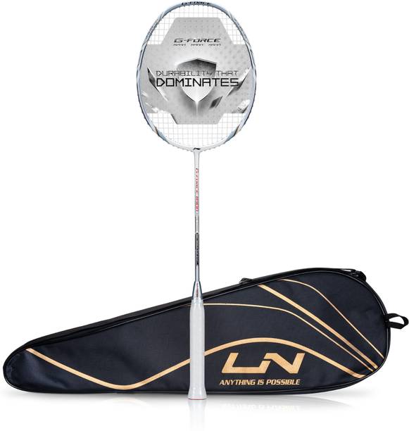 LI-NING G-Force 8900 Extra Strong White Strung Badminton Racquet