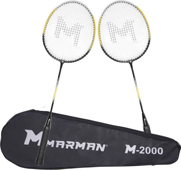 Marman M-2000 Yellow Strung Badminton Racquet
