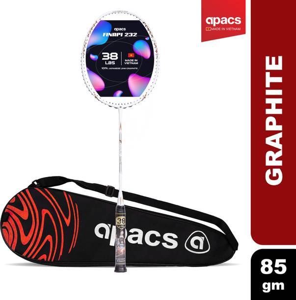 apacs Finapi 232 White Unstrung Badminton Racquet