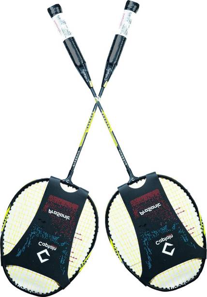 CAPTAIN PRO SONIC BADMINTON RACQUETS WITH FREE FULL COVER STRUNG FOR MEN&WOMEN Multicolor Strung Badminton Racquet