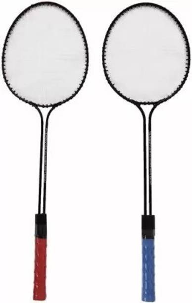 Gonex Badminton Racquet Set of 2 with Shuttlecock 10 Pcs Multicolor Strung Badminton Racquet