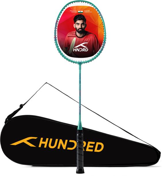 Hundred Powertek 200 Multicolor Strung Badminton Racquet