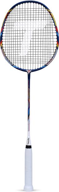 Total sports & fitness Total Turbo-X Graphite Badminton Racket with Full Cover Bag White Strung Badminton Racquet
