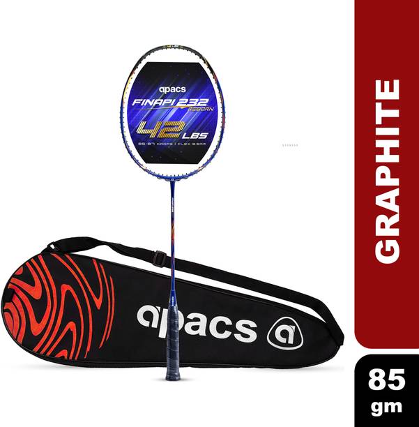 apacs Finapi 232 REBORN (42 LBS, World's Toughest Frame) 100% Japanese Graphite Purple Unstrung Badminton Racquet