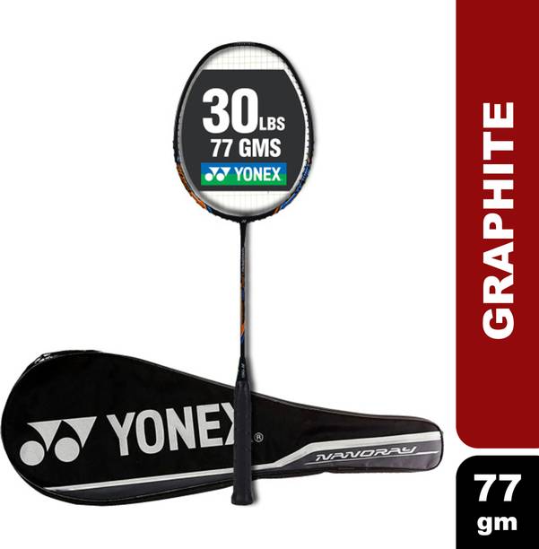 योनेक्स Nanoray light 18i काला स्ट्रंग बैडमिंटन रैकेट