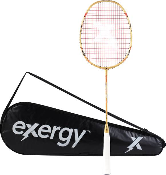 Exergy Katana Gold Strung Badminton Racquet