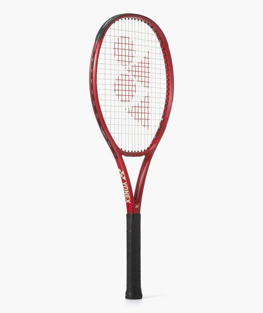 YONEX Vcore Play G3 (Ruby Red, 265g) Red Strung Tennis Racquet